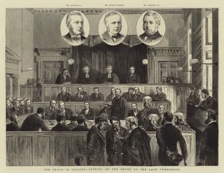 A Crise na Irlanda, Abertura da Comissão do Tribunal da Terra